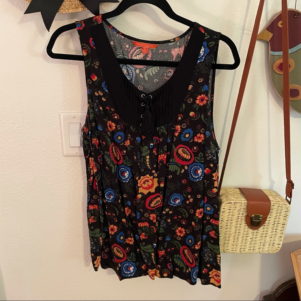 Modcloth Boho Tank top in size Large